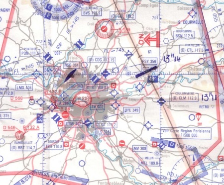 CARTE OVNI PARIS