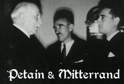 Petain et Mitterrand