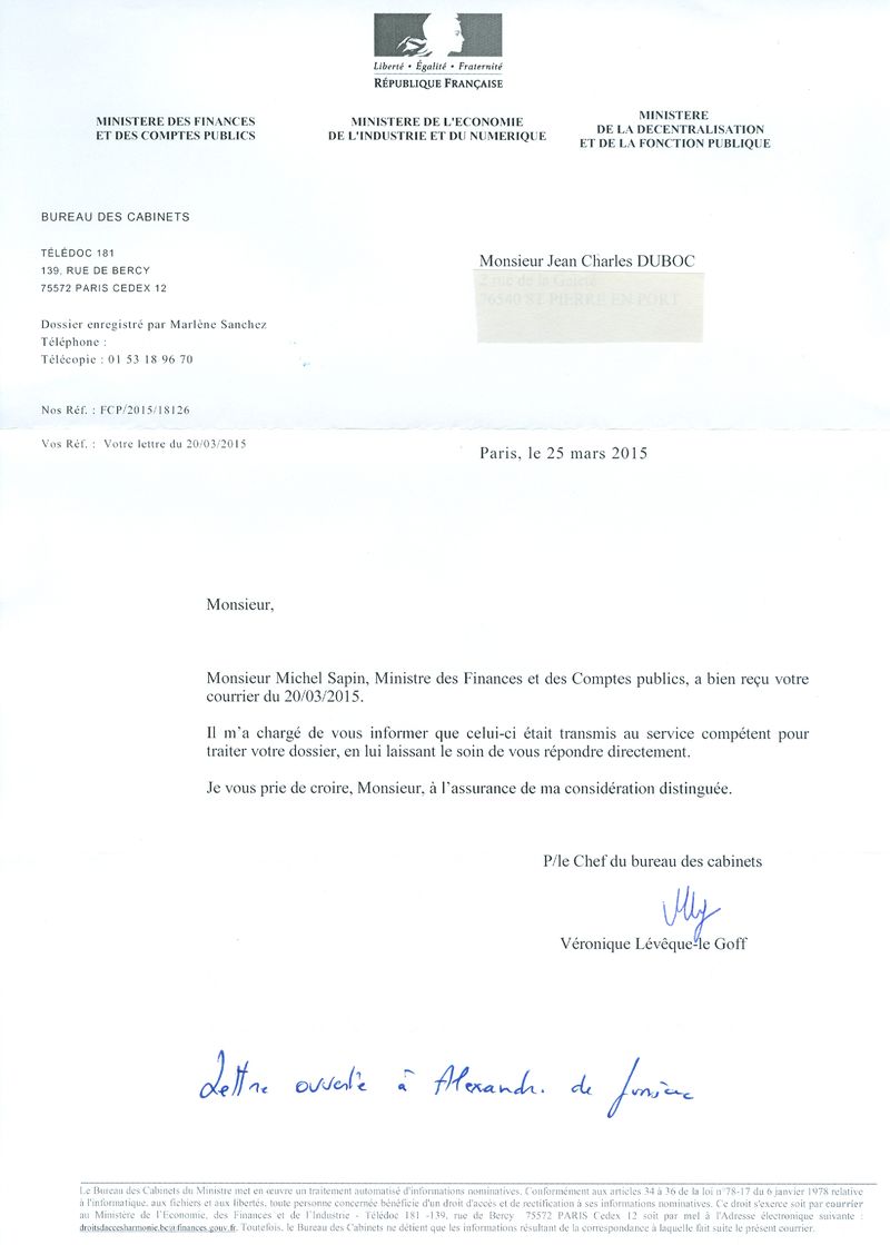 SAPIN Réponse 25 mars 2015 lettre de Juniac0001